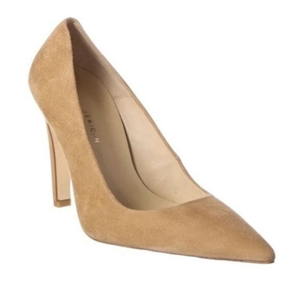 GOOD AMERICAN BLACK SUEDE ICON PUMPS Womens Size 12 - Picture 3 of 4